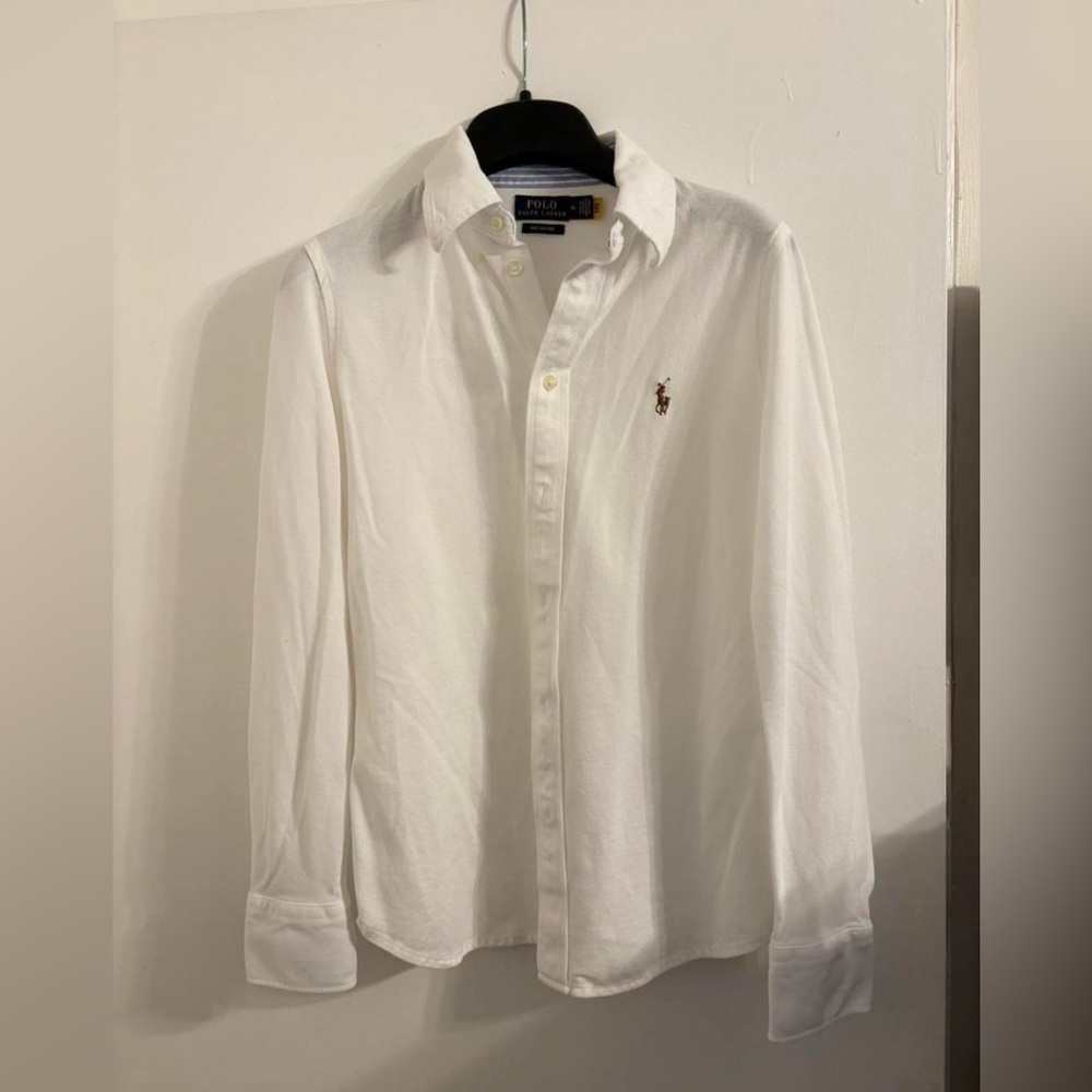 White Ralph Lauren Button Down
